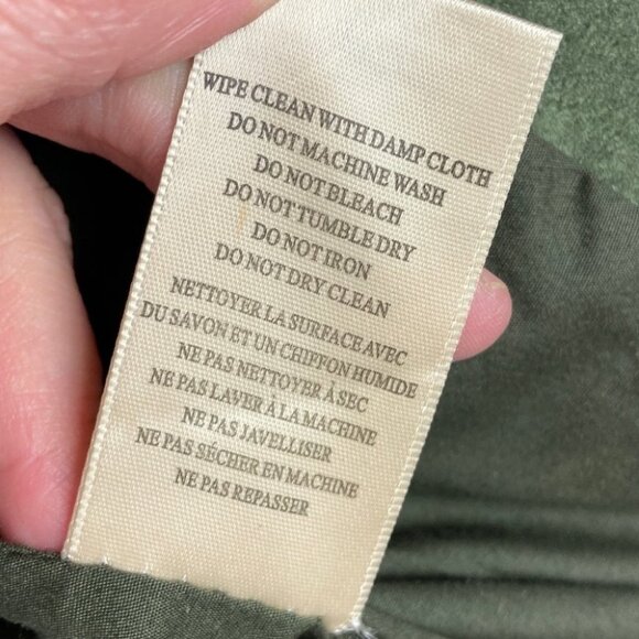 BlankNYC 100% Leather Green Moto Biker Jacket Suede Size XS Silver Hardware Boho - Picture 9 of 16